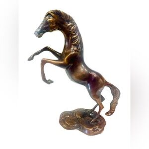 Vintage Bronze Horse Statue 13" High